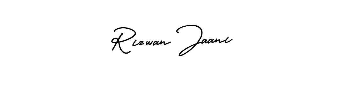 Use a signature maker to create a handwritten signature online. With this signature software, you can design (AmerikaSignatureDemo-Regular) your own signature for name Rizwan Jaani. Rizwan Jaani signature style 3 images and pictures png