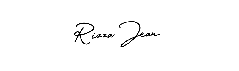 How to Draw Rizza Jean signature style? AmerikaSignatureDemo-Regular is a latest design signature styles for name Rizza Jean. Rizza Jean signature style 3 images and pictures png