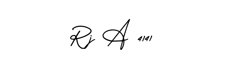 Also we have Rj A 4141 name is the best signature style. Create professional handwritten signature collection using AmerikaSignatureDemo-Regular autograph style. Rj A 4141 signature style 3 images and pictures png