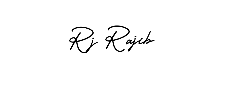 Best and Professional Signature Style for Rj Rajib. AmerikaSignatureDemo-Regular Best Signature Style Collection. Rj Rajib signature style 3 images and pictures png