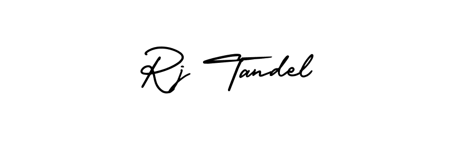 Make a beautiful signature design for name Rj Tandel. Use this online signature maker to create a handwritten signature for free. Rj Tandel signature style 3 images and pictures png