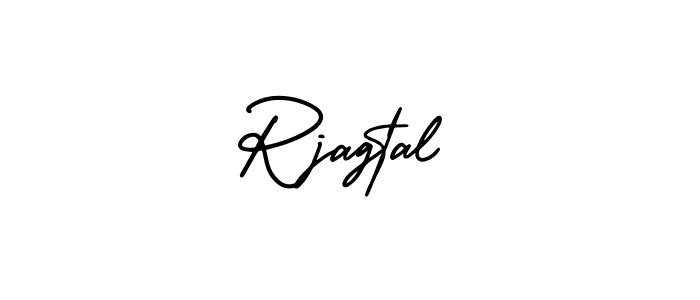 How to make Rjagtal signature? AmerikaSignatureDemo-Regular is a professional autograph style. Create handwritten signature for Rjagtal name. Rjagtal signature style 3 images and pictures png