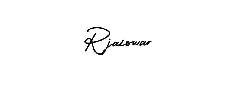 Create a beautiful signature design for name Rjaiswar. With this signature (AmerikaSignatureDemo-Regular) fonts, you can make a handwritten signature for free. Rjaiswar signature style 3 images and pictures png