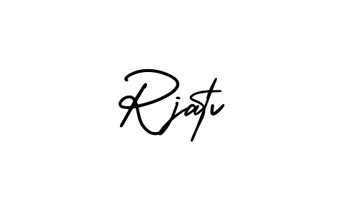 Rjatv stylish signature style. Best Handwritten Sign (AmerikaSignatureDemo-Regular) for my name. Handwritten Signature Collection Ideas for my name Rjatv. Rjatv signature style 3 images and pictures png