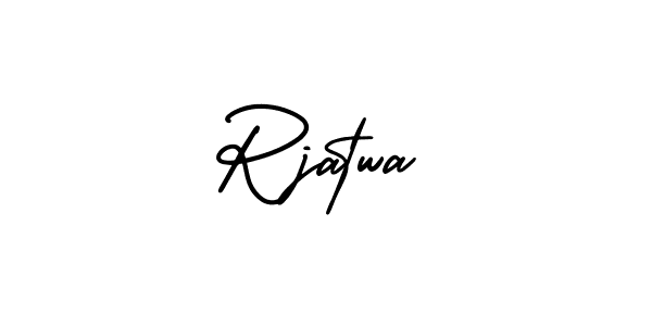 Also we have Rjatwa name is the best signature style. Create professional handwritten signature collection using AmerikaSignatureDemo-Regular autograph style. Rjatwa signature style 3 images and pictures png