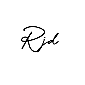 Best and Professional Signature Style for Rjd. AmerikaSignatureDemo-Regular Best Signature Style Collection. Rjd signature style 3 images and pictures png