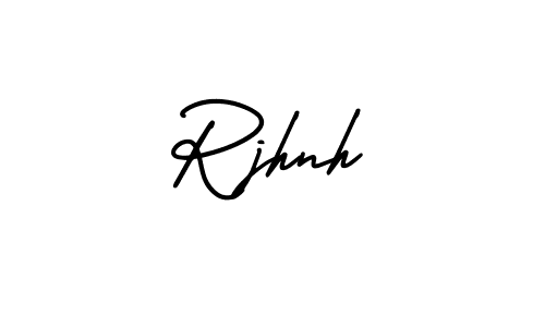 How to Draw Rjhnh signature style? AmerikaSignatureDemo-Regular is a latest design signature styles for name Rjhnh. Rjhnh signature style 3 images and pictures png