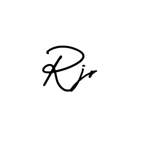 Use a signature maker to create a handwritten signature online. With this signature software, you can design (AmerikaSignatureDemo-Regular) your own signature for name Rjr. Rjr signature style 3 images and pictures png