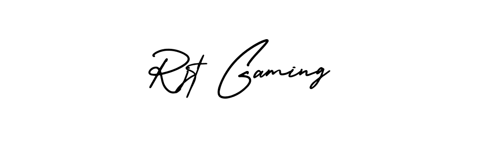 Rjt Gaming stylish signature style. Best Handwritten Sign (AmerikaSignatureDemo-Regular) for my name. Handwritten Signature Collection Ideas for my name Rjt Gaming. Rjt Gaming signature style 3 images and pictures png