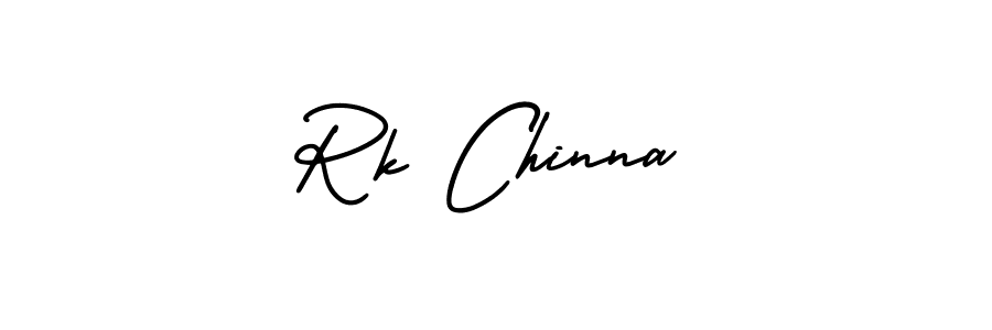 Create a beautiful signature design for name Rk Chinna. With this signature (AmerikaSignatureDemo-Regular) fonts, you can make a handwritten signature for free. Rk Chinna signature style 3 images and pictures png