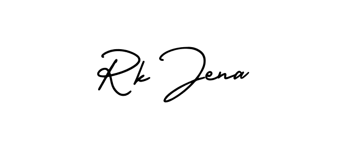 Similarly AmerikaSignatureDemo-Regular is the best handwritten signature design. Signature creator online .You can use it as an online autograph creator for name Rk Jena. Rk Jena signature style 3 images and pictures png