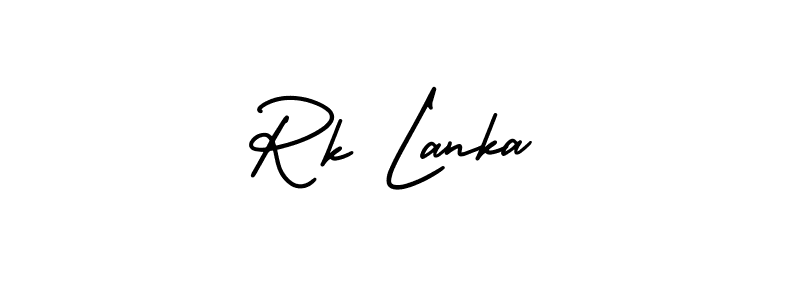 Design your own signature with our free online signature maker. With this signature software, you can create a handwritten (AmerikaSignatureDemo-Regular) signature for name Rk Lanka. Rk Lanka signature style 3 images and pictures png