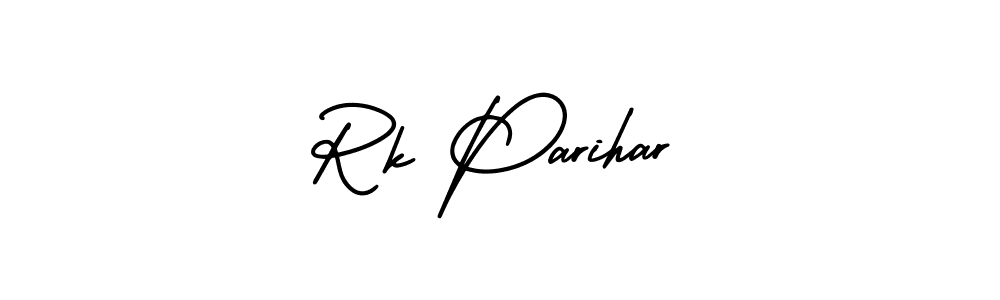 Rk Parihar stylish signature style. Best Handwritten Sign (AmerikaSignatureDemo-Regular) for my name. Handwritten Signature Collection Ideas for my name Rk Parihar. Rk Parihar signature style 3 images and pictures png