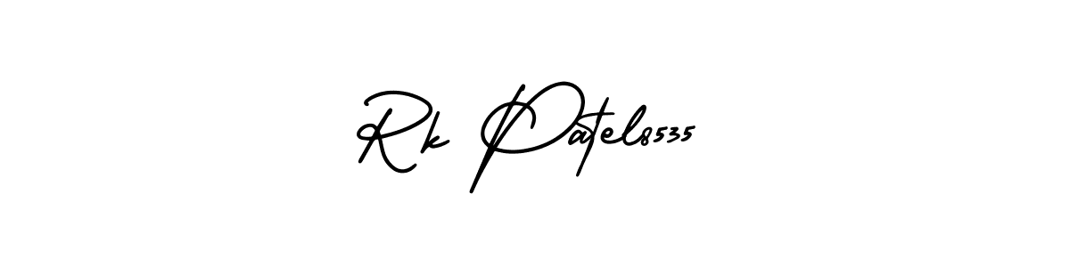 How to make Rk Patel8535 name signature. Use AmerikaSignatureDemo-Regular style for creating short signs online. This is the latest handwritten sign. Rk Patel8535 signature style 3 images and pictures png