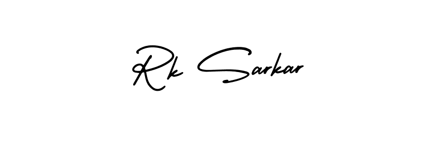 How to make Rk Sarkar signature? AmerikaSignatureDemo-Regular is a professional autograph style. Create handwritten signature for Rk Sarkar name. Rk Sarkar signature style 3 images and pictures png