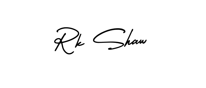 This is the best signature style for the Rk Shaw name. Also you like these signature font (AmerikaSignatureDemo-Regular). Mix name signature. Rk Shaw signature style 3 images and pictures png