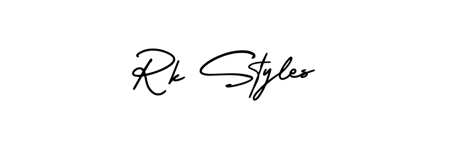 Make a beautiful signature design for name Rk Styles. Use this online signature maker to create a handwritten signature for free. Rk Styles signature style 3 images and pictures png