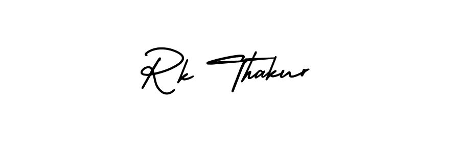 Similarly AmerikaSignatureDemo-Regular is the best handwritten signature design. Signature creator online .You can use it as an online autograph creator for name Rk Thakur. Rk Thakur signature style 3 images and pictures png