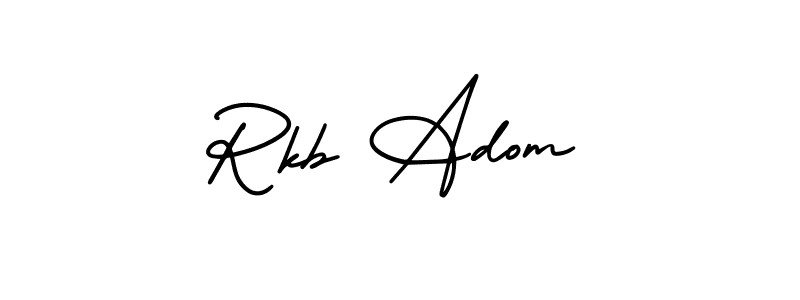 Once you've used our free online signature maker to create your best signature AmerikaSignatureDemo-Regular style, it's time to enjoy all of the benefits that Rkb Adom name signing documents. Rkb Adom signature style 3 images and pictures png