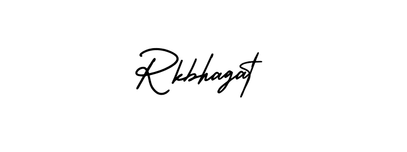 Create a beautiful signature design for name Rkbhagat. With this signature (AmerikaSignatureDemo-Regular) fonts, you can make a handwritten signature for free. Rkbhagat signature style 3 images and pictures png