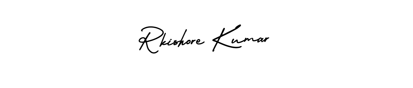 Similarly AmerikaSignatureDemo-Regular is the best handwritten signature design. Signature creator online .You can use it as an online autograph creator for name Rkishore Kumar. Rkishore Kumar signature style 3 images and pictures png