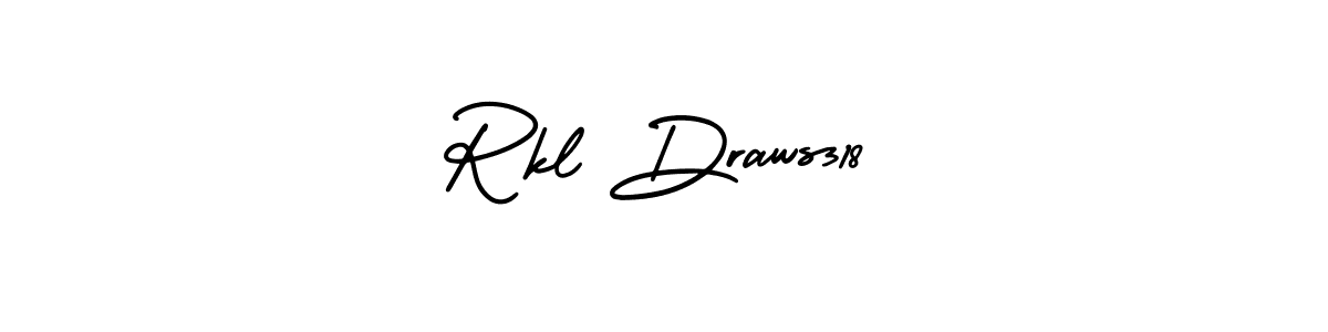 AmerikaSignatureDemo-Regular is a professional signature style that is perfect for those who want to add a touch of class to their signature. It is also a great choice for those who want to make their signature more unique. Get Rkl Draws318 name to fancy signature for free. Rkl Draws318 signature style 3 images and pictures png