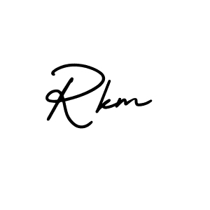 You can use this online signature creator to create a handwritten signature for the name Rkm. This is the best online autograph maker. Rkm signature style 3 images and pictures png