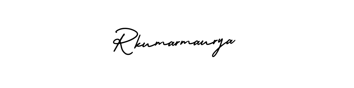 Design your own signature with our free online signature maker. With this signature software, you can create a handwritten (AmerikaSignatureDemo-Regular) signature for name Rkumarmaurya. Rkumarmaurya signature style 3 images and pictures png