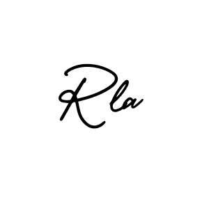 How to Draw Rla signature style? AmerikaSignatureDemo-Regular is a latest design signature styles for name Rla. Rla signature style 3 images and pictures png