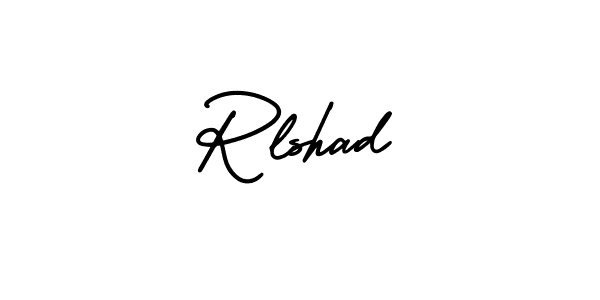 It looks lik you need a new signature style for name Rlshad. Design unique handwritten (AmerikaSignatureDemo-Regular) signature with our free signature maker in just a few clicks. Rlshad signature style 3 images and pictures png