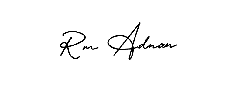 Here are the top 10 professional signature styles for the name Rm Adnan. These are the best autograph styles you can use for your name. Rm Adnan signature style 3 images and pictures png