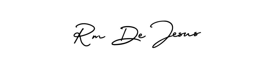 Make a beautiful signature design for name Rm De Jesus. With this signature (AmerikaSignatureDemo-Regular) style, you can create a handwritten signature for free. Rm De Jesus signature style 3 images and pictures png