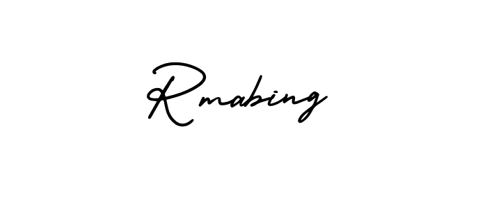 Rmabing stylish signature style. Best Handwritten Sign (AmerikaSignatureDemo-Regular) for my name. Handwritten Signature Collection Ideas for my name Rmabing. Rmabing signature style 3 images and pictures png