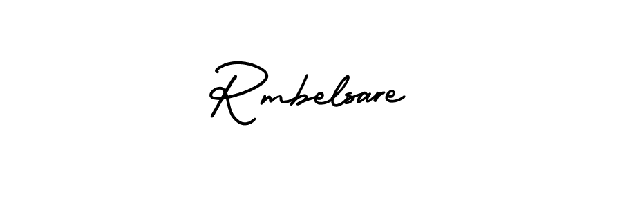 How to make Rmbelsare signature? AmerikaSignatureDemo-Regular is a professional autograph style. Create handwritten signature for Rmbelsare name. Rmbelsare signature style 3 images and pictures png