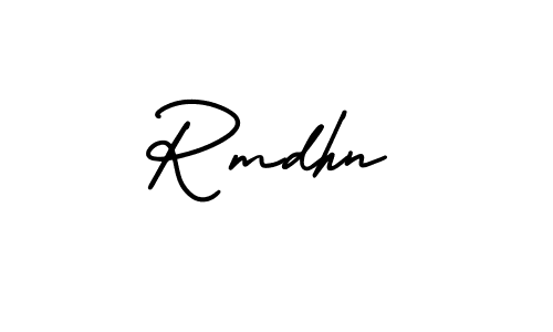 Make a beautiful signature design for name Rmdhn. With this signature (AmerikaSignatureDemo-Regular) style, you can create a handwritten signature for free. Rmdhn signature style 3 images and pictures png
