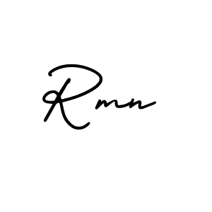 AmerikaSignatureDemo-Regular is a professional signature style that is perfect for those who want to add a touch of class to their signature. It is also a great choice for those who want to make their signature more unique. Get Rmn name to fancy signature for free. Rmn signature style 3 images and pictures png