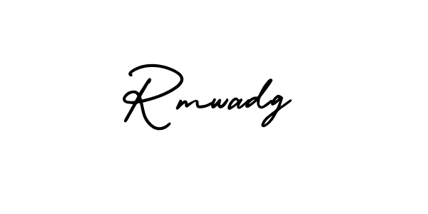 Once you've used our free online signature maker to create your best signature AmerikaSignatureDemo-Regular style, it's time to enjoy all of the benefits that Rmwadg name signing documents. Rmwadg signature style 3 images and pictures png