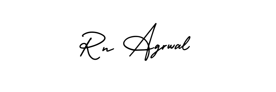 Make a beautiful signature design for name Rn Agrwal. Use this online signature maker to create a handwritten signature for free. Rn Agrwal signature style 3 images and pictures png