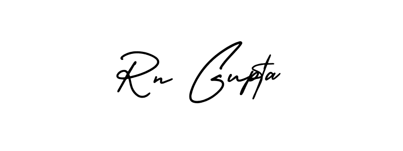 How to make Rn Gupta signature? AmerikaSignatureDemo-Regular is a professional autograph style. Create handwritten signature for Rn Gupta name. Rn Gupta signature style 3 images and pictures png
