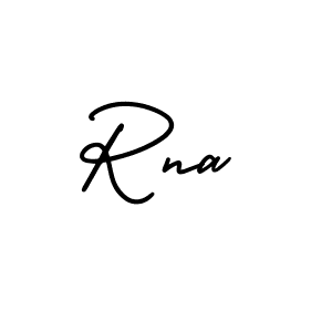 Best and Professional Signature Style for Rna. AmerikaSignatureDemo-Regular Best Signature Style Collection. Rna signature style 3 images and pictures png