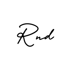 This is the best signature style for the Rnd name. Also you like these signature font (AmerikaSignatureDemo-Regular). Mix name signature. Rnd signature style 3 images and pictures png