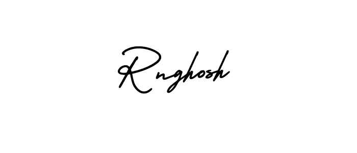 This is the best signature style for the Rnghosh name. Also you like these signature font (AmerikaSignatureDemo-Regular). Mix name signature. Rnghosh signature style 3 images and pictures png