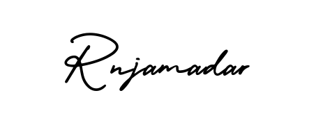 Style your name Rnjamadar with confidence using AmerikaSignatureDemo-Regular signature design. Simple, elegant, and ready for immediate document use. Rnjamadar signature style 3 images and pictures png
