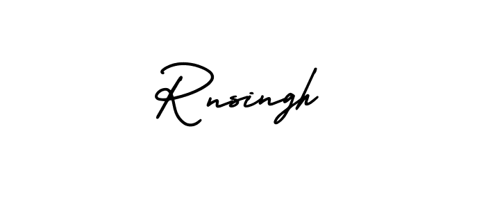 Make a beautiful signature design for name Rnsingh. Use this online signature maker to create a handwritten signature for free. Rnsingh signature style 3 images and pictures png