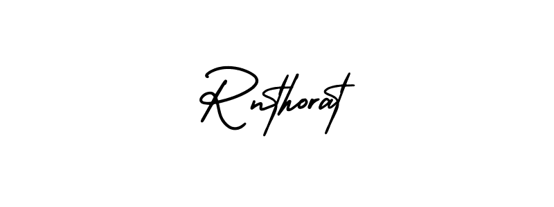 It looks lik you need a new signature style for name Rnthorat. Design unique handwritten (AmerikaSignatureDemo-Regular) signature with our free signature maker in just a few clicks. Rnthorat signature style 3 images and pictures png
