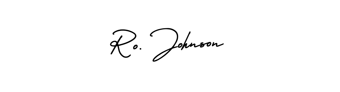 You can use this online signature creator to create a handwritten signature for the name Ro. Johnson. This is the best online autograph maker. Ro. Johnson signature style 3 images and pictures png