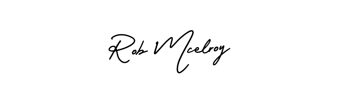 Create a beautiful signature design for name Rob Mcelroy. With this signature (AmerikaSignatureDemo-Regular) fonts, you can make a handwritten signature for free. Rob Mcelroy signature style 3 images and pictures png