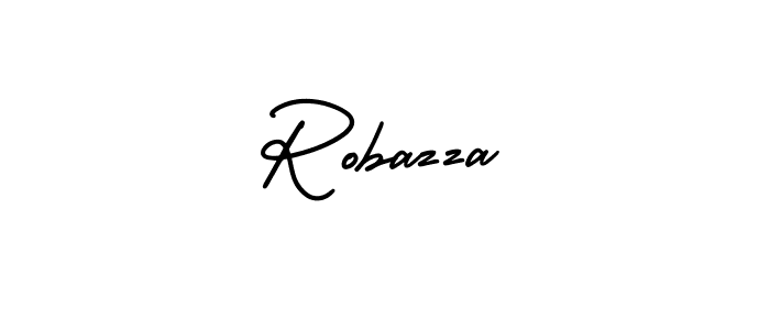 Design your own signature with our free online signature maker. With this signature software, you can create a handwritten (AmerikaSignatureDemo-Regular) signature for name Robazza. Robazza signature style 3 images and pictures png