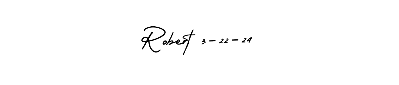 Robert 3-22-24 stylish signature style. Best Handwritten Sign (AmerikaSignatureDemo-Regular) for my name. Handwritten Signature Collection Ideas for my name Robert 3-22-24. Robert 3-22-24 signature style 3 images and pictures png