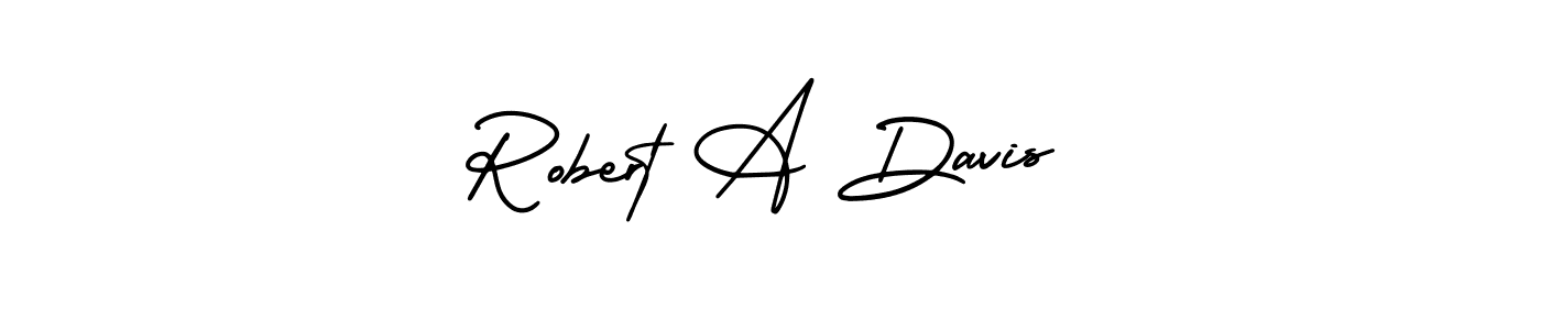 It looks lik you need a new signature style for name Robert A Davis. Design unique handwritten (AmerikaSignatureDemo-Regular) signature with our free signature maker in just a few clicks. Robert A Davis signature style 3 images and pictures png